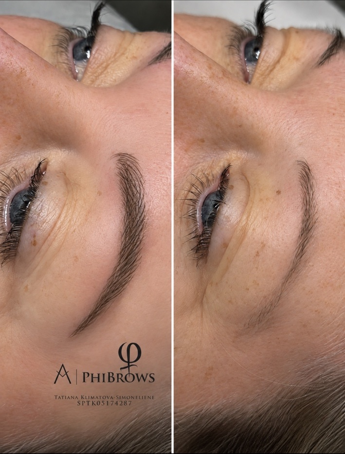 Microblading brow result by The Brow Club Aesthetics in Portsmouth